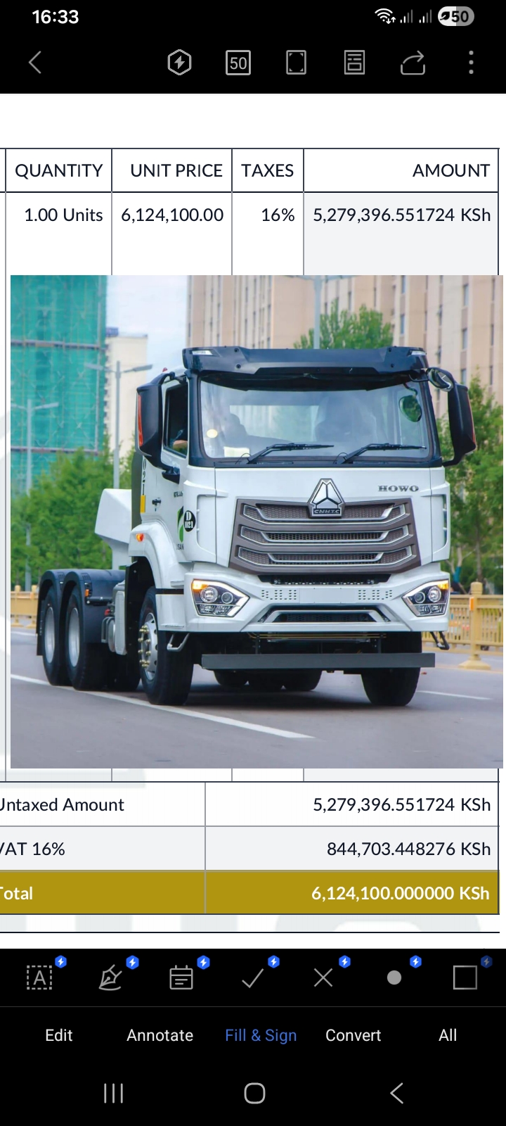 Sinotruk HOWO Prime Mover